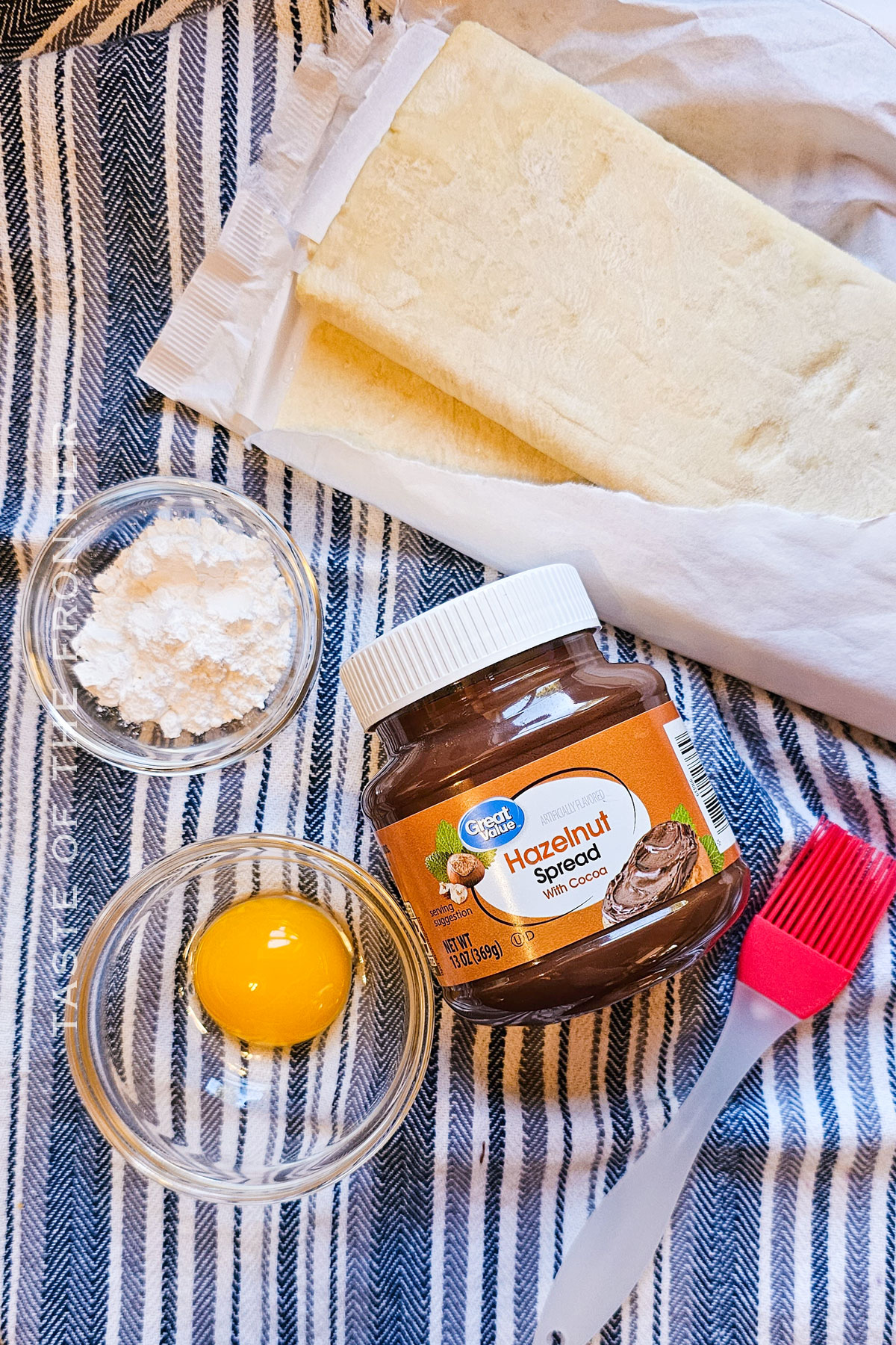 Nutella Christmas Tree, AKA Nutella Puff Pastry ingredients