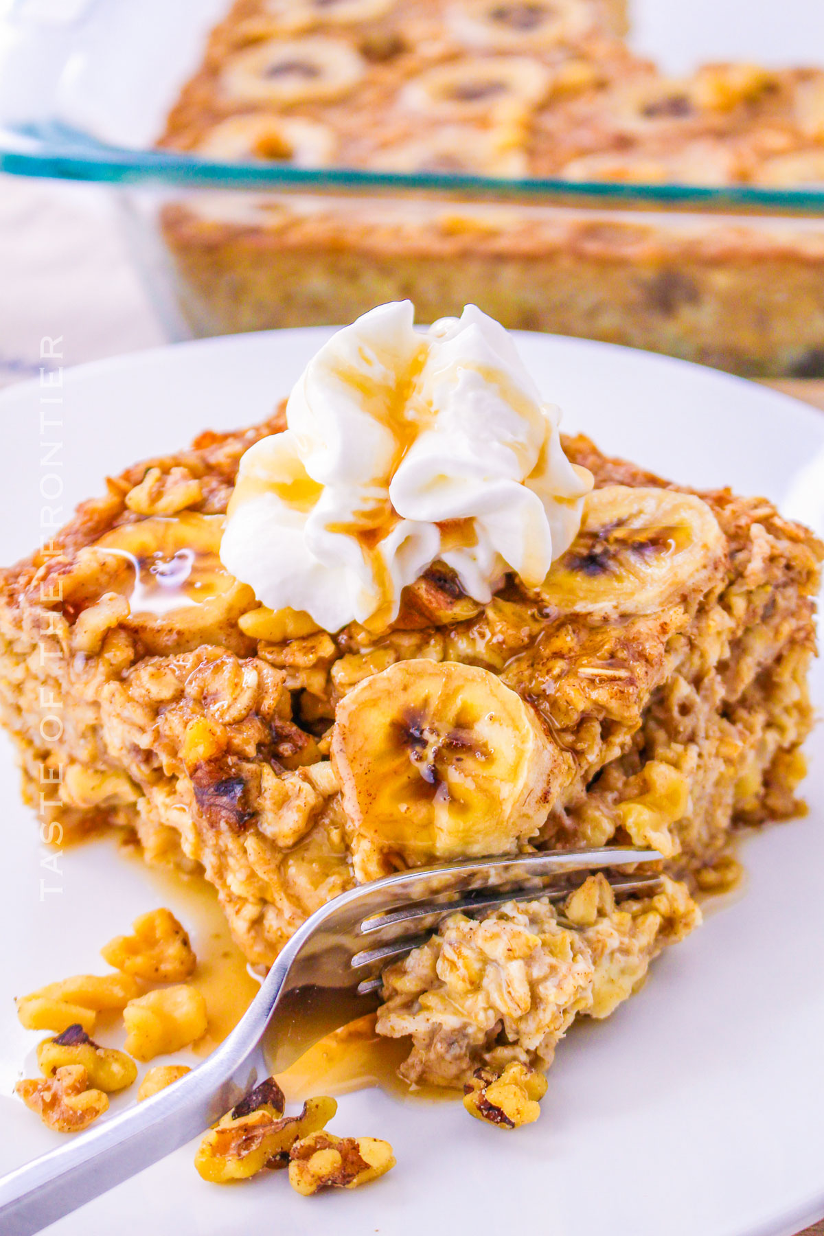 Banana Bread Baked Oatmeal recipe