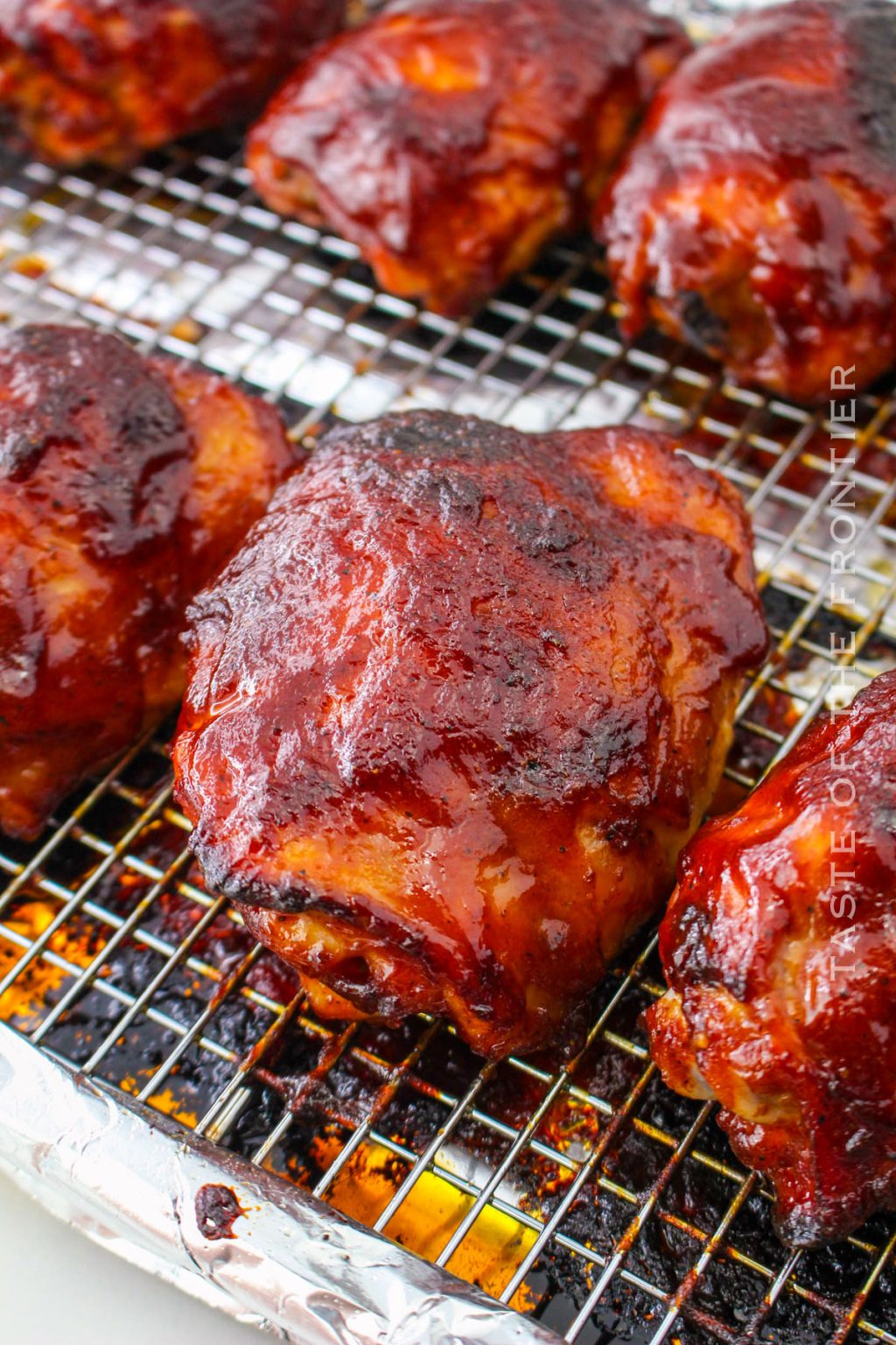 Oven Chicken Thighs BBQ Taste of the Frontier