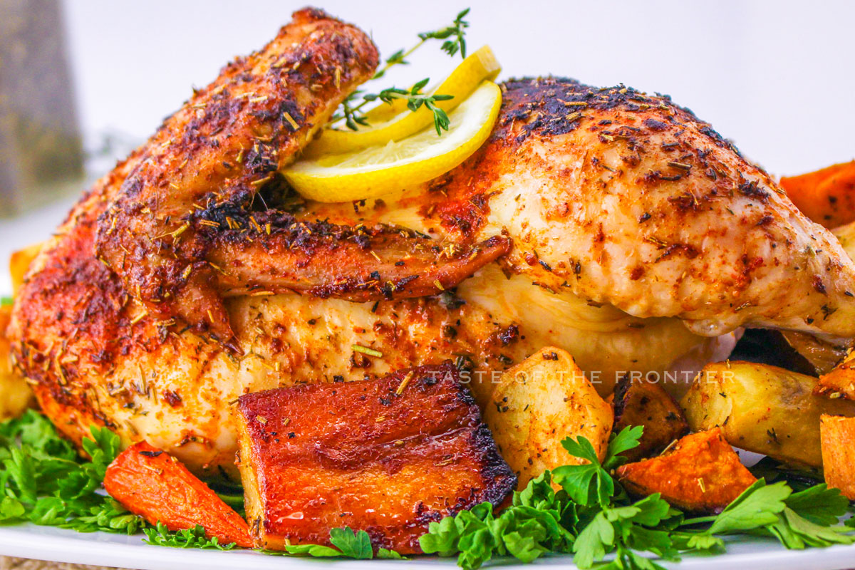 Roasted Half Chicken meal