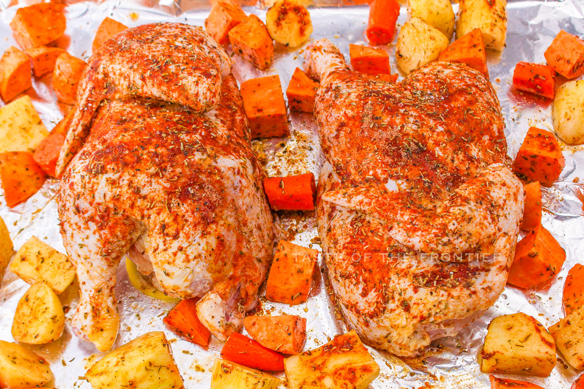 how to make Roasted Half Chicken