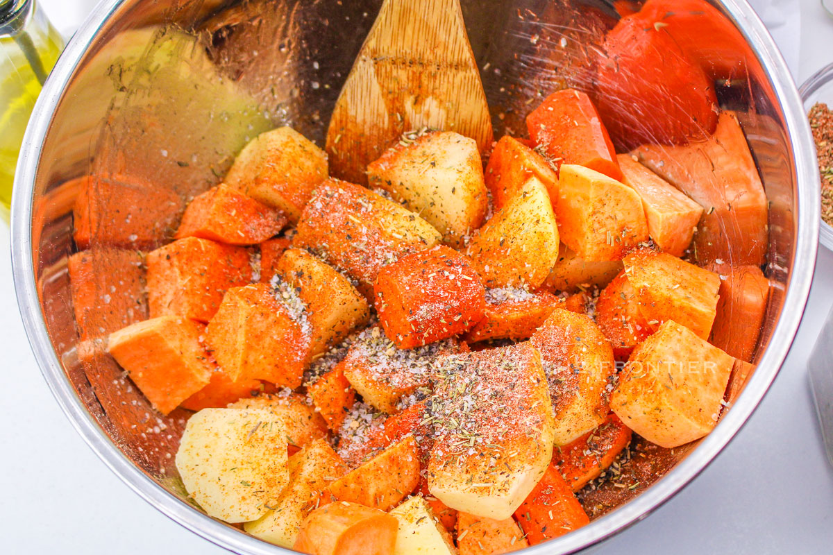 sheet pan chicken with veggies