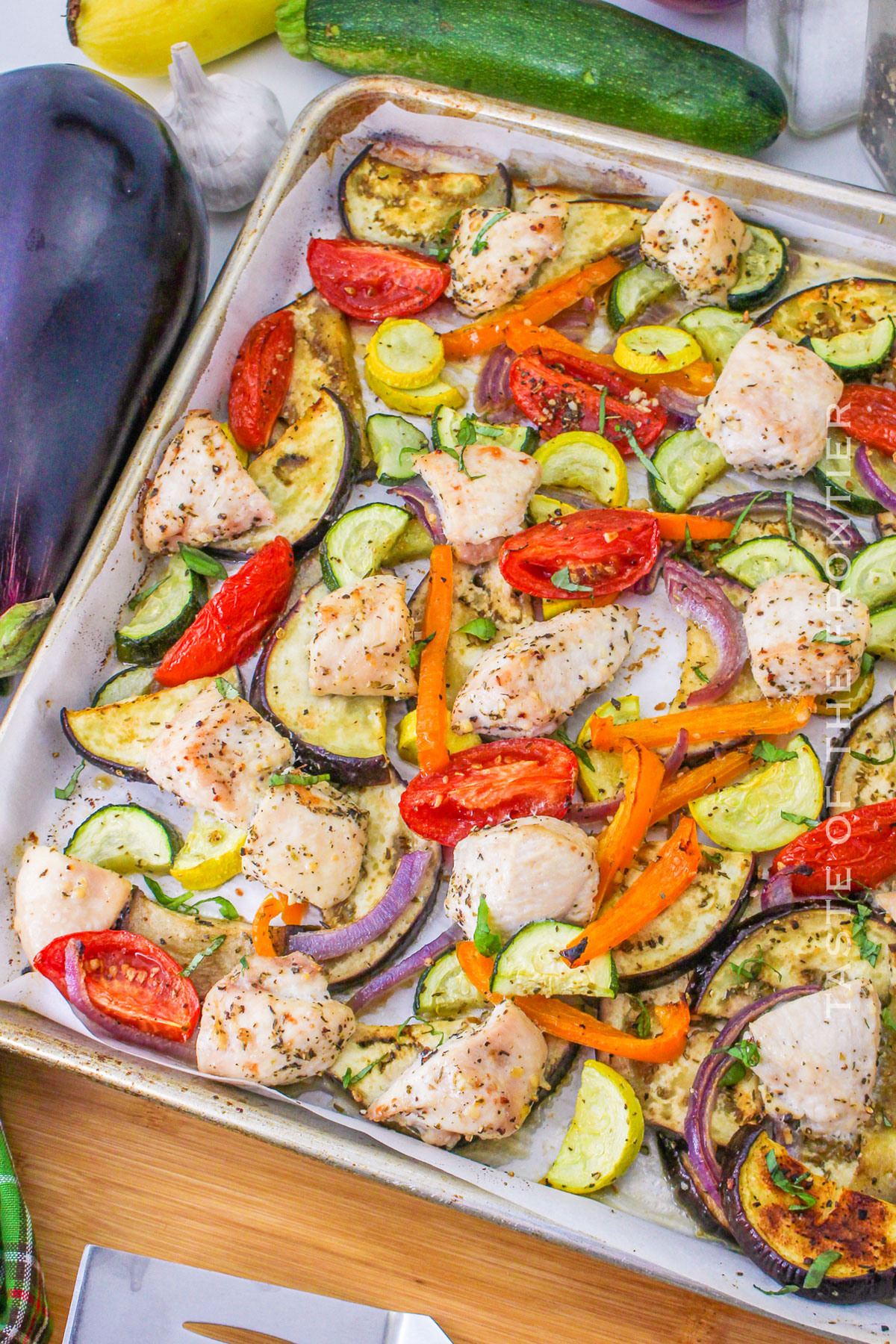 Sheet Pan Chicken dinner