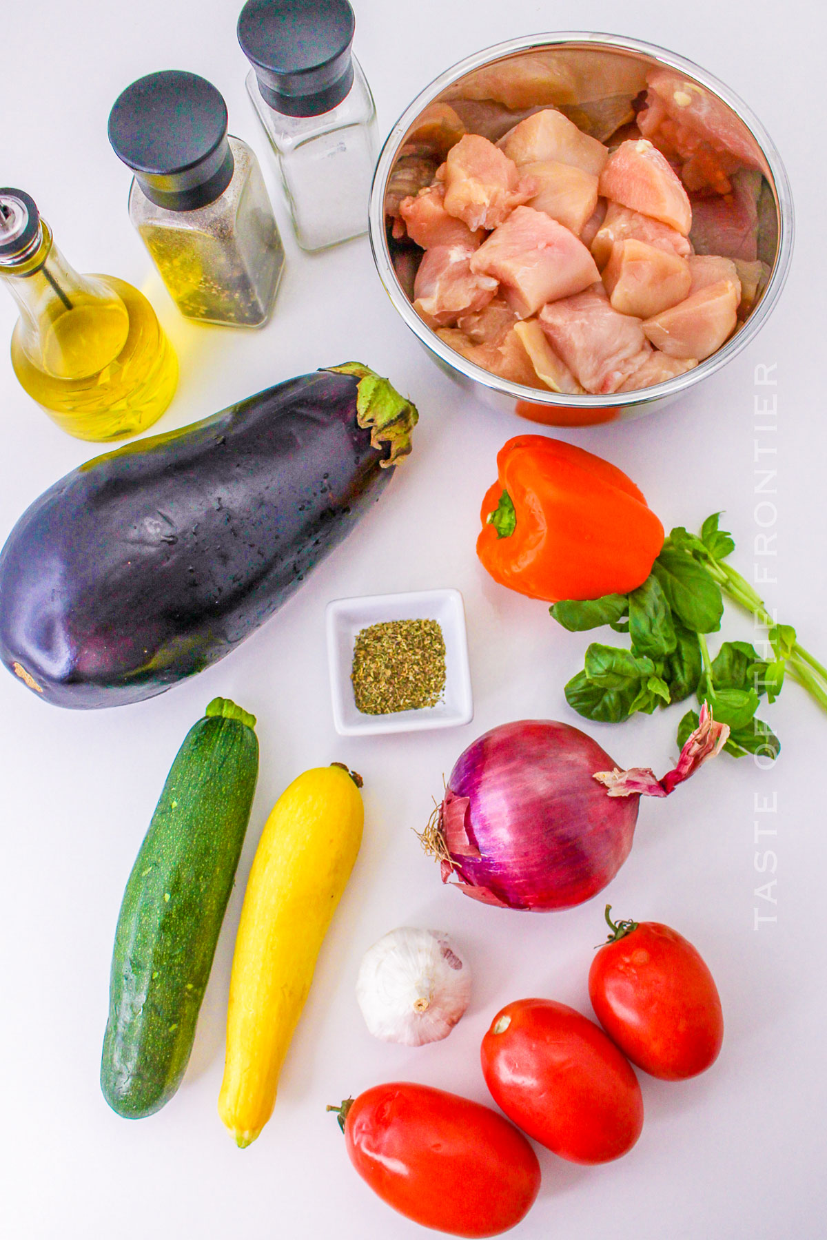 Chicken Ratatouille ingredients