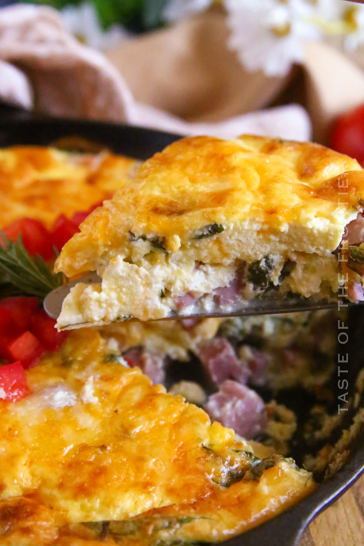 Keto Quiche or Crustless Spinach Quiche Recipe