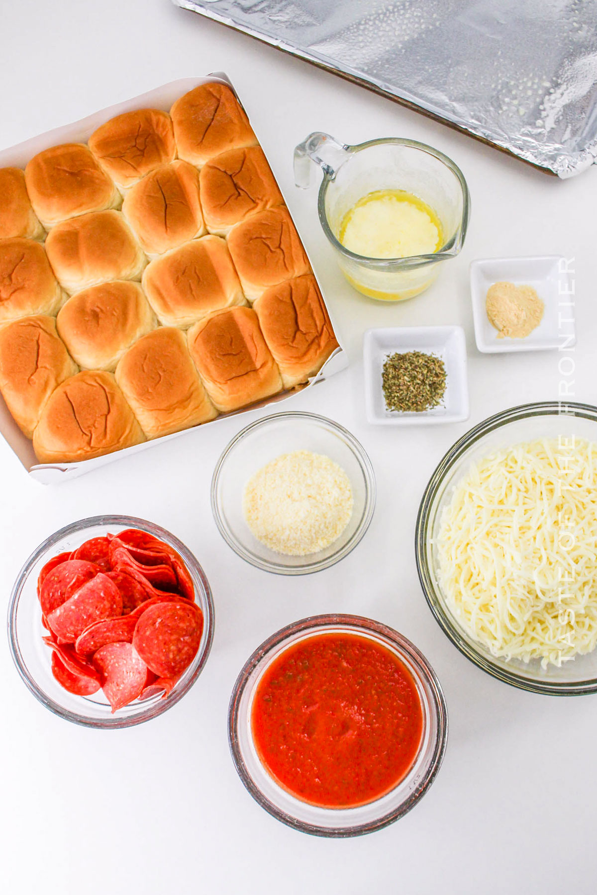 Pizza Slider ingredients