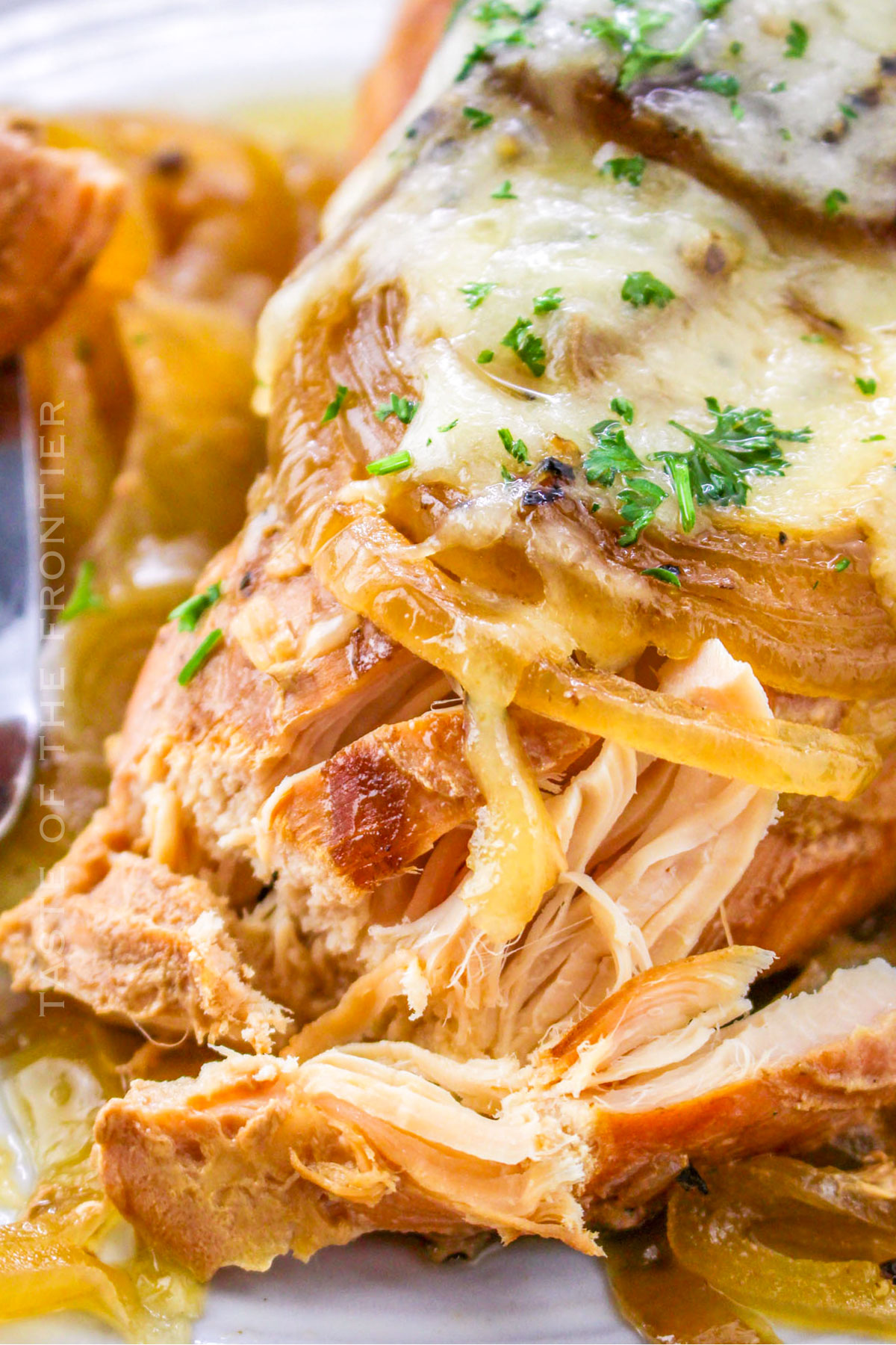 Slow Cooker French Onion Chicken