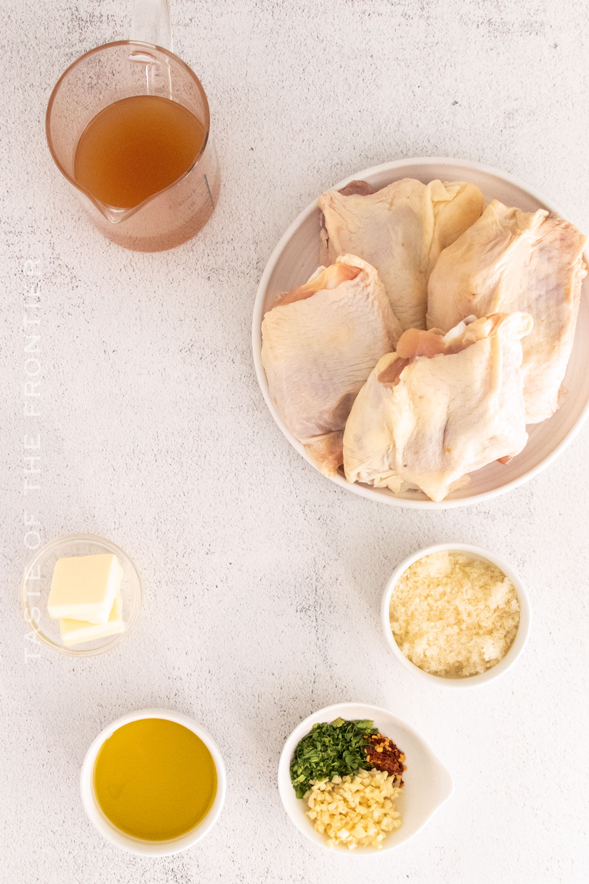 Instant Pot Garlic Parmesan Chicken ingredients