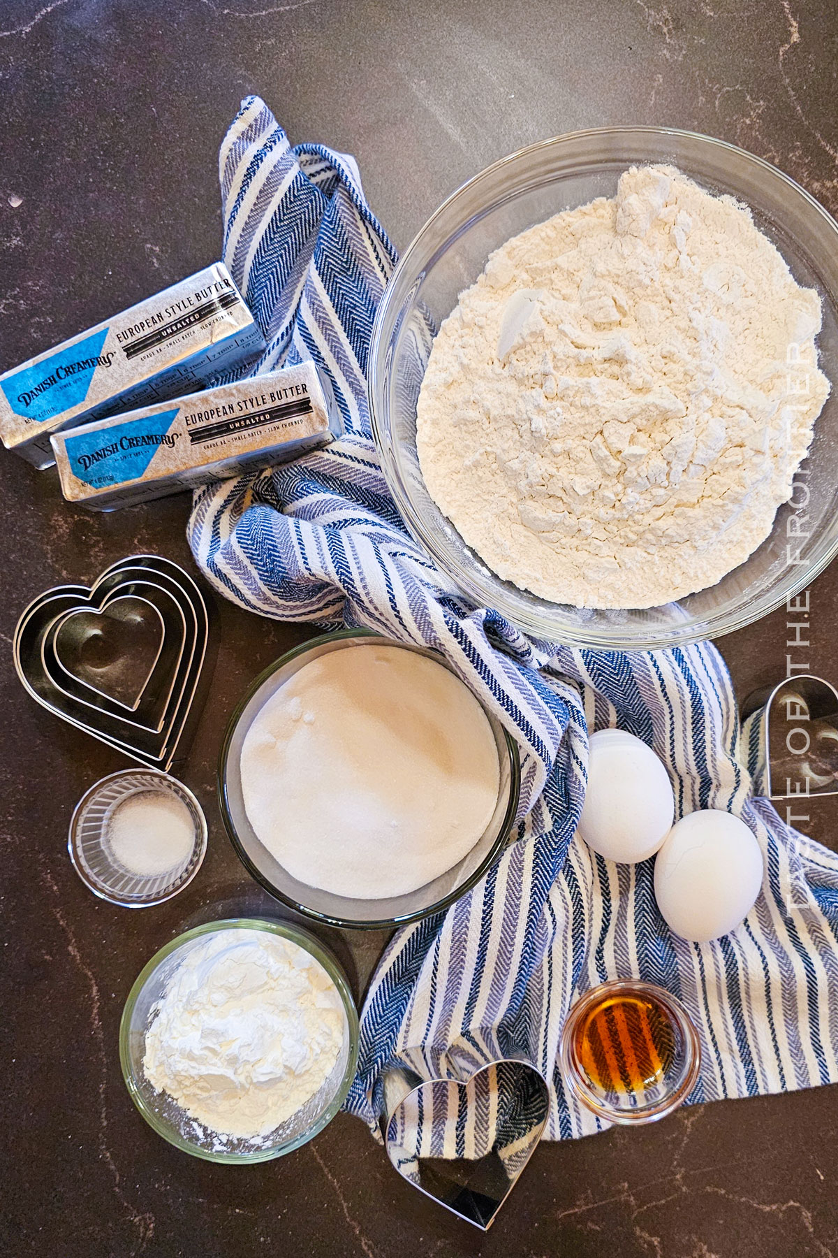 Heart Shaped Cookie ingredients