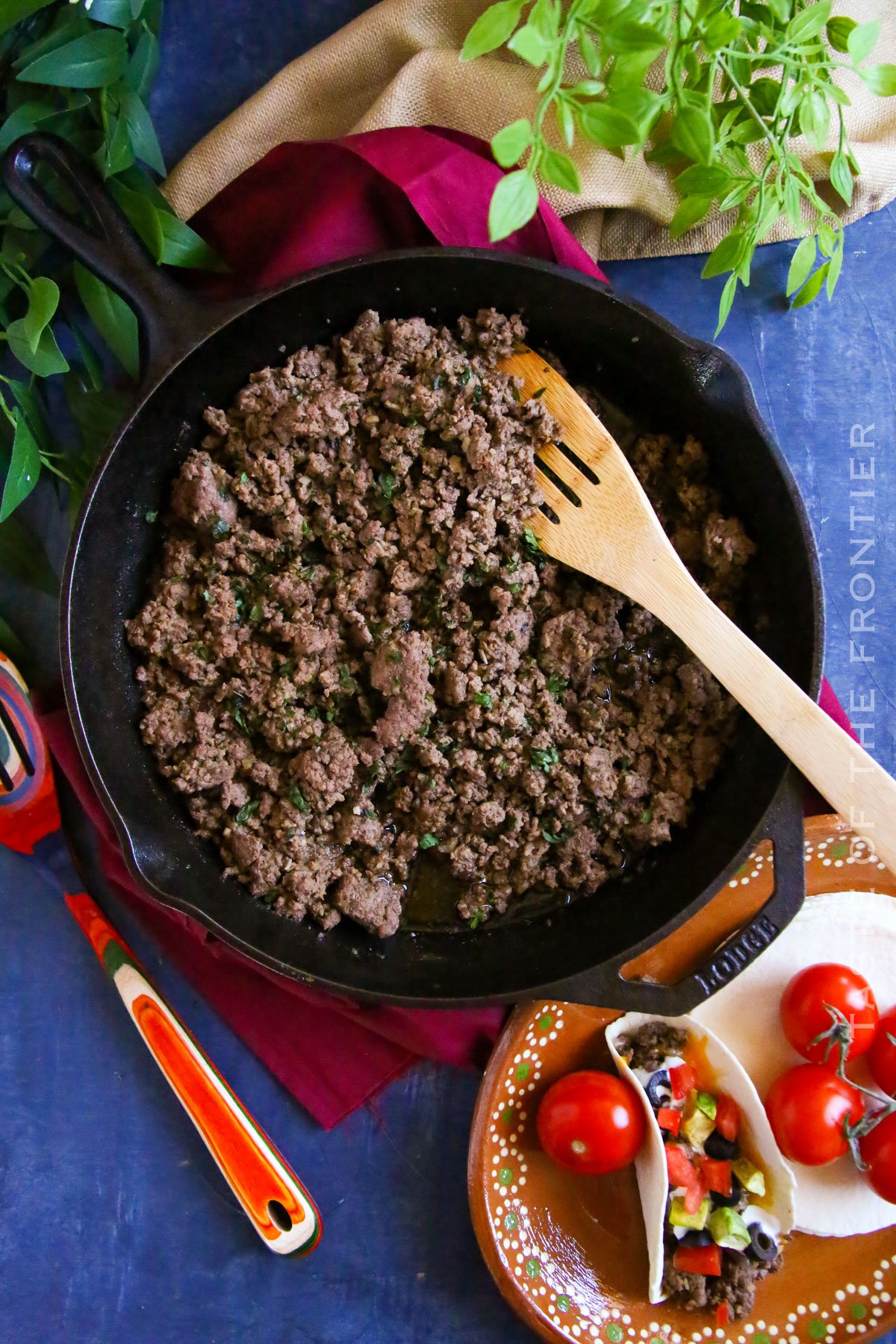 Taco Meat in the skillet