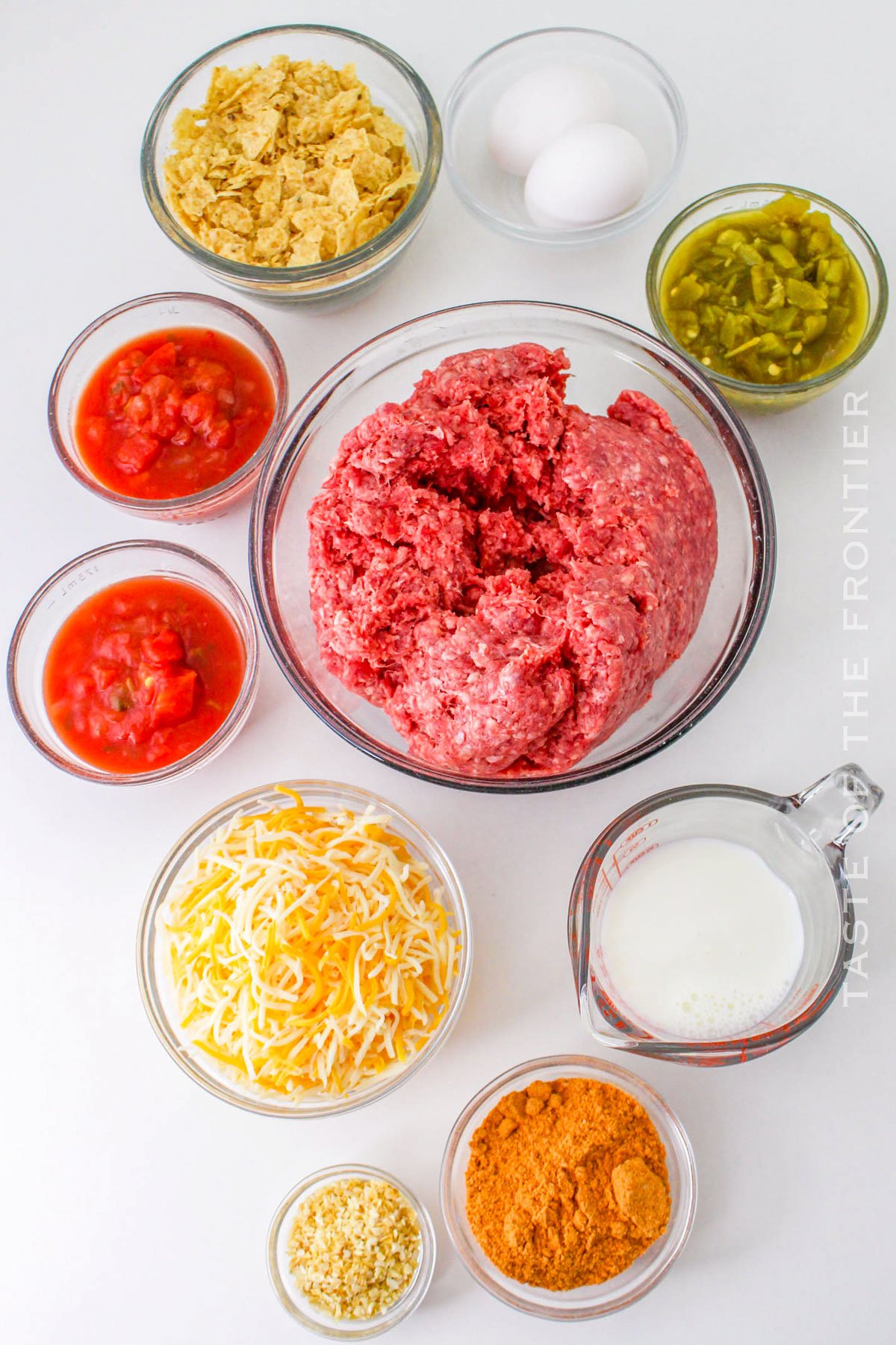 Mexican Meatloaf ingredients