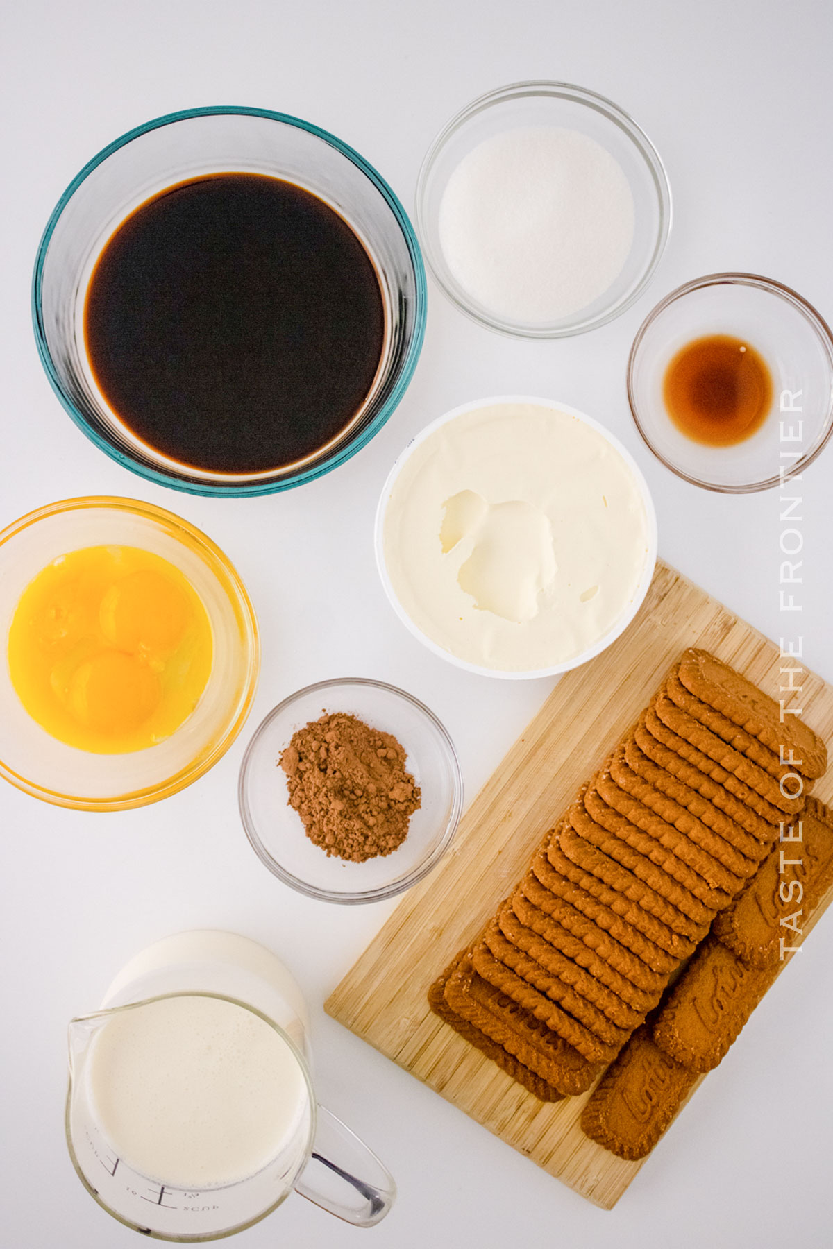 Biscoff Tiramisu ingredients