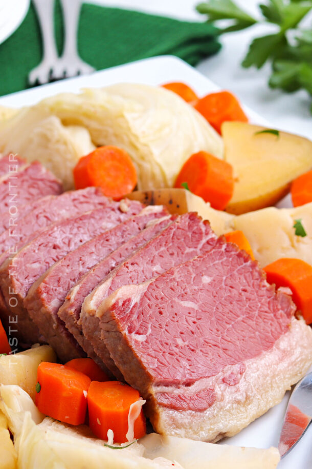 Slow Cooker Corned Beef and Cabbage Taste of the Frontier