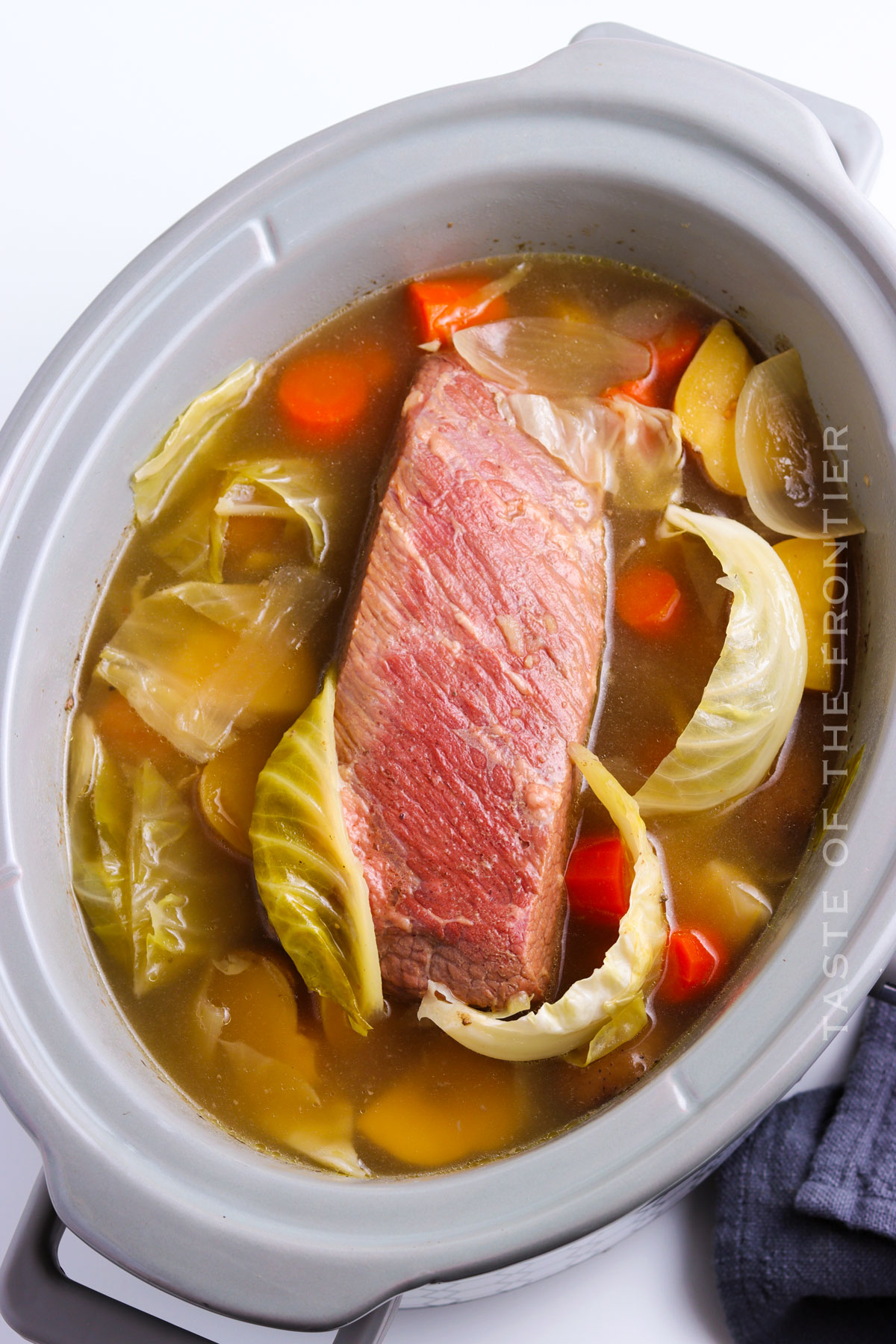 how to make Slow Cooker Corned Beef and Cabbage