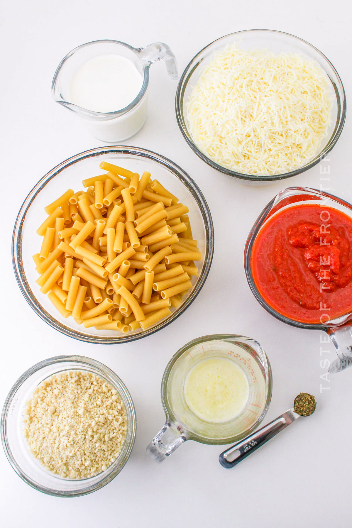 Five Cheese Ziti al Forno ingredients