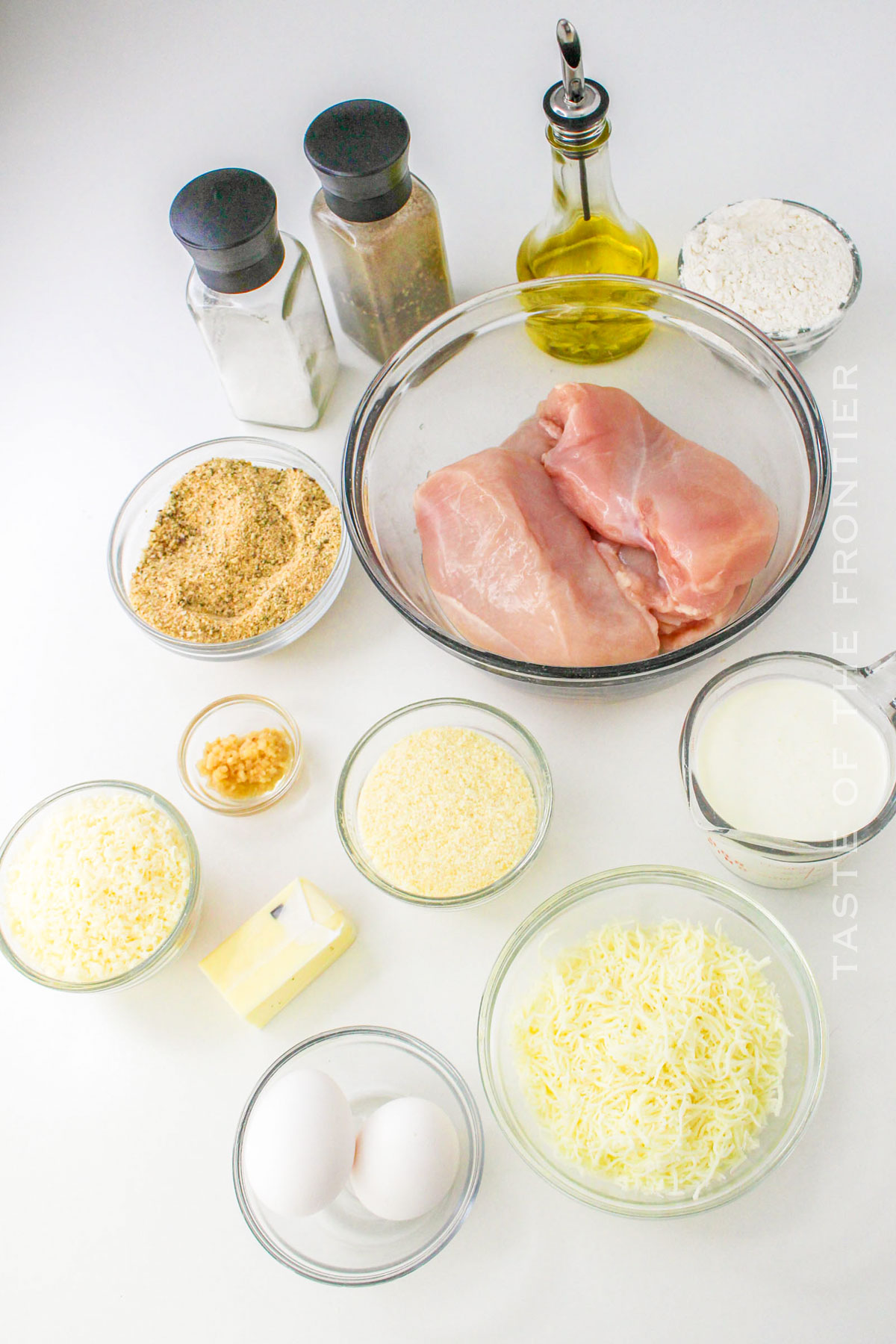 Chicken Parmesan Alfredo ingredients