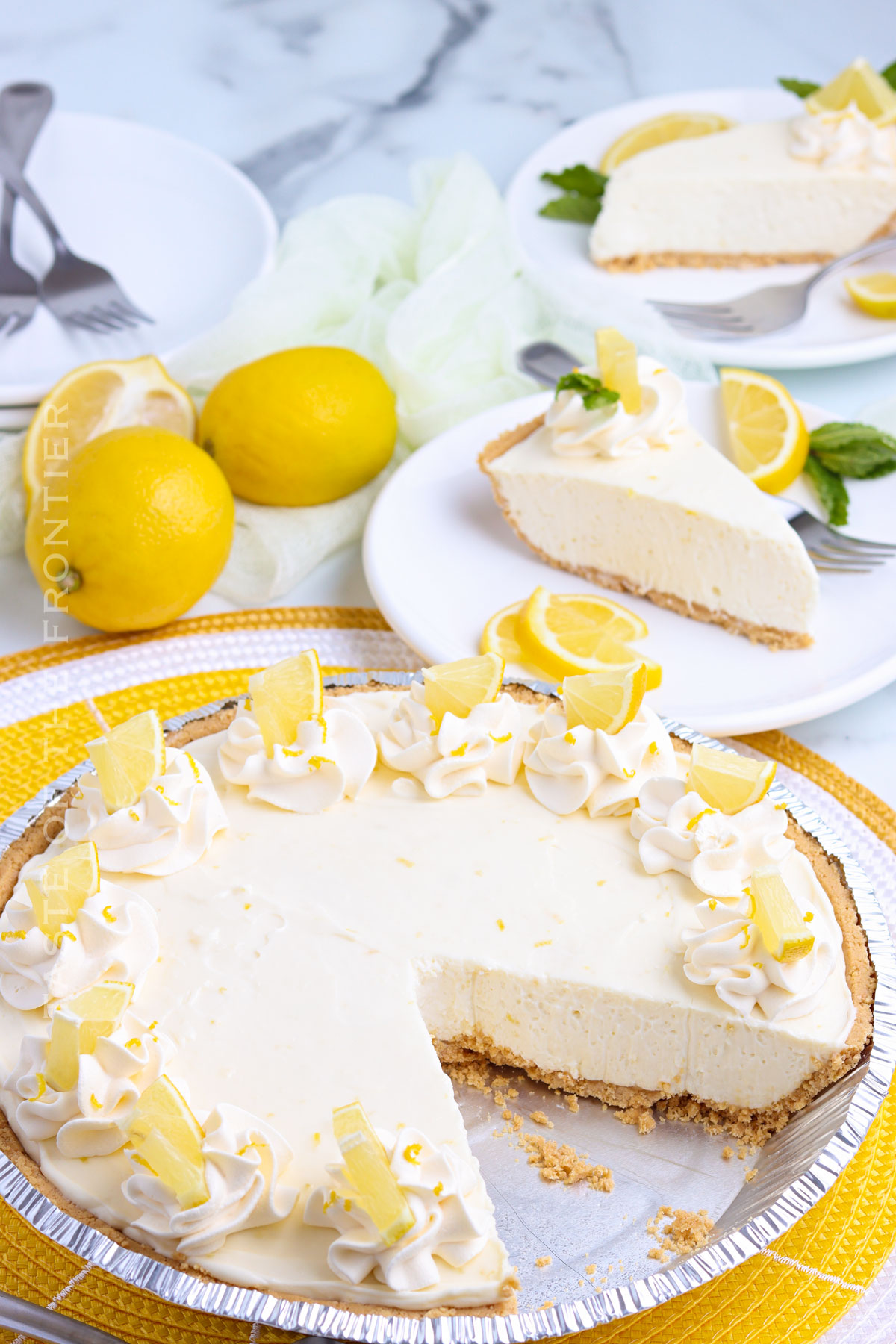 whipped lemon dessert