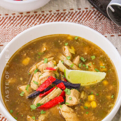 Green Chile Chicken Soup