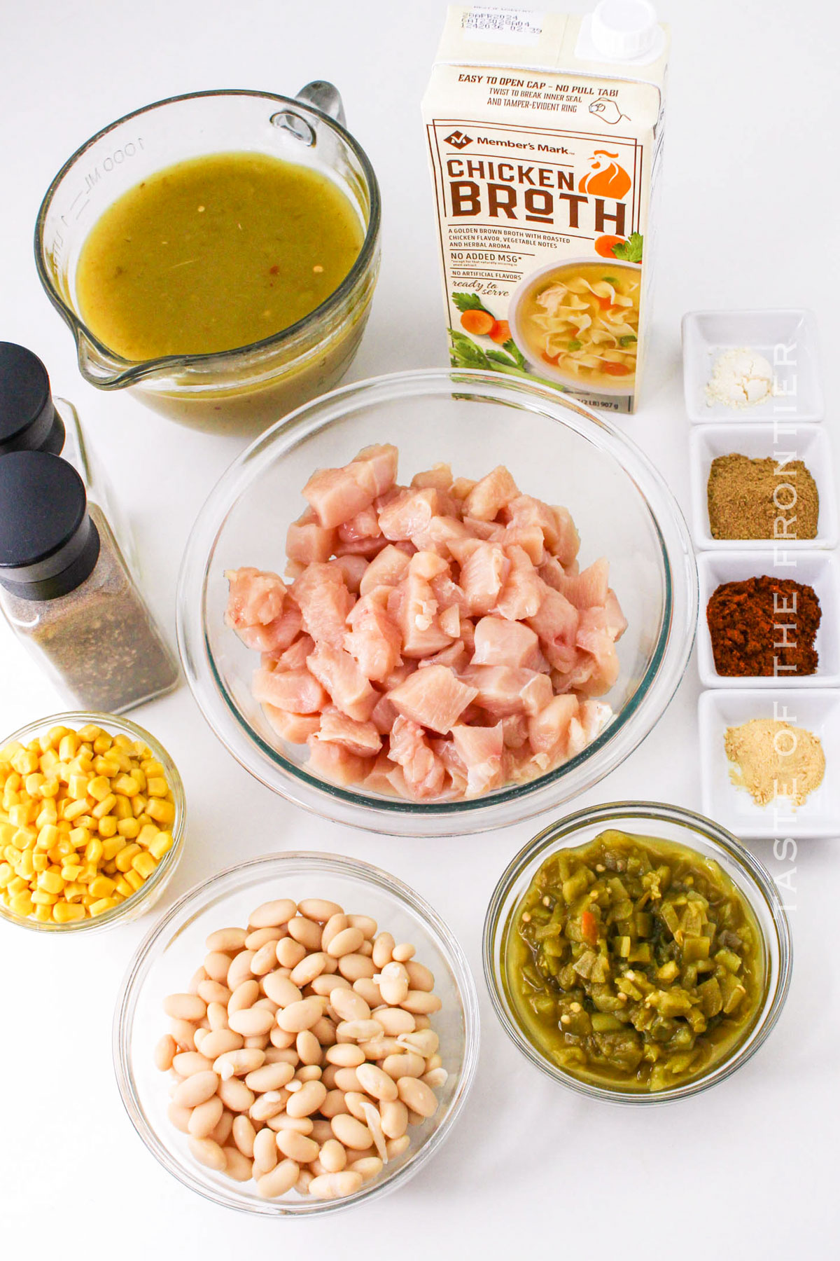 Green Chile Chicken Soup ingredients