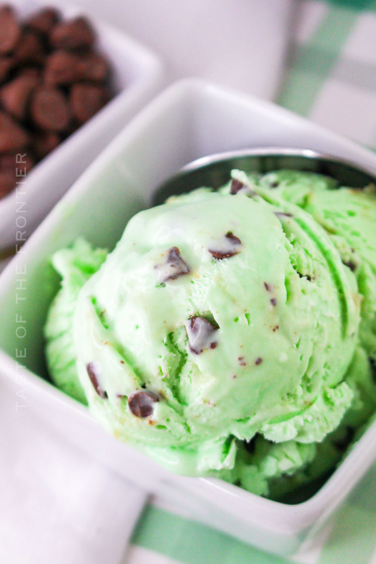 green ice cream