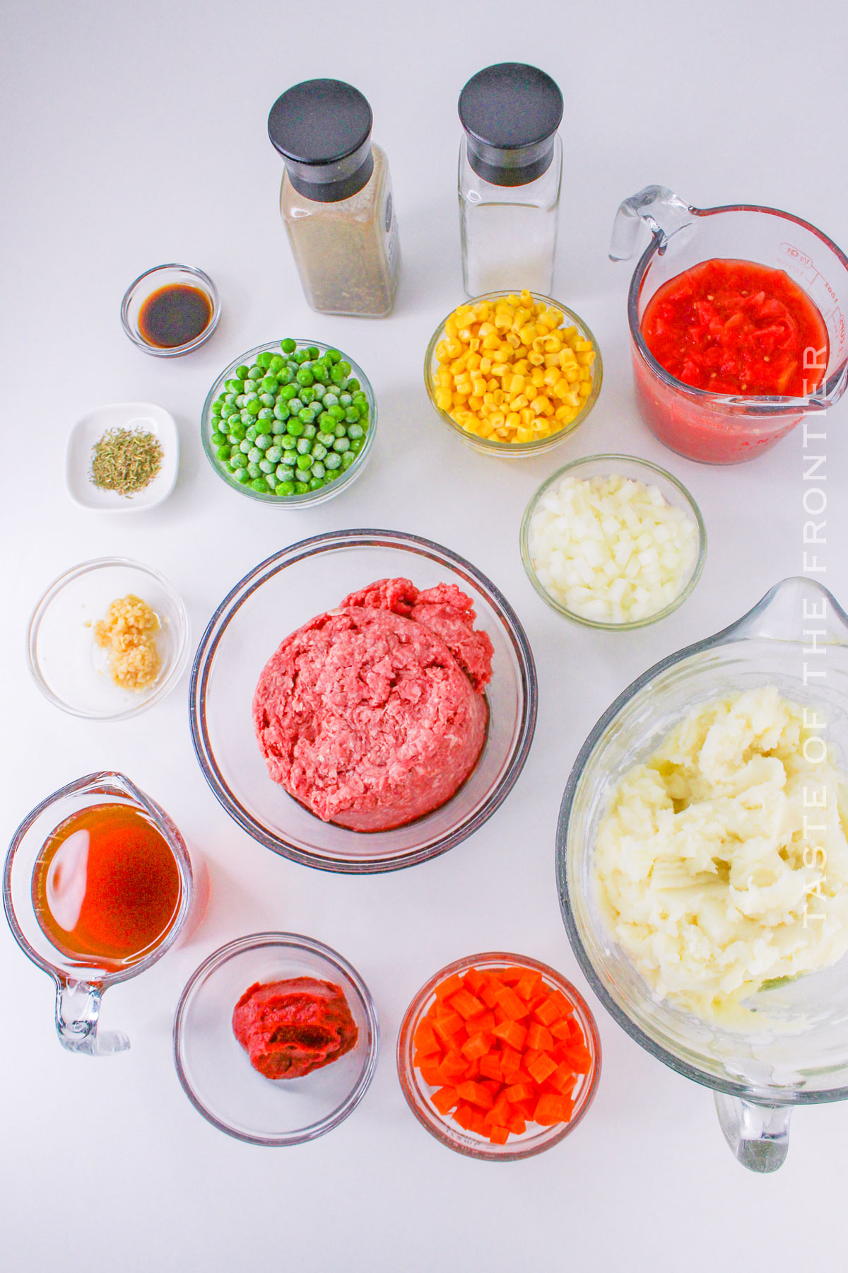 Crock Pot Shepherd's Pie ingredients