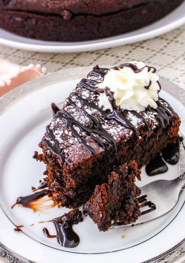 single layer chocolate cake