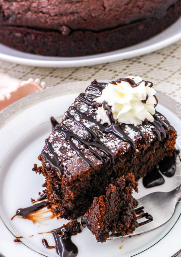 single layer chocolate cake