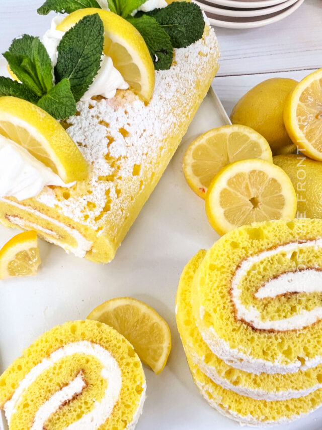 Chilled Lemon Roll Cake Recipe