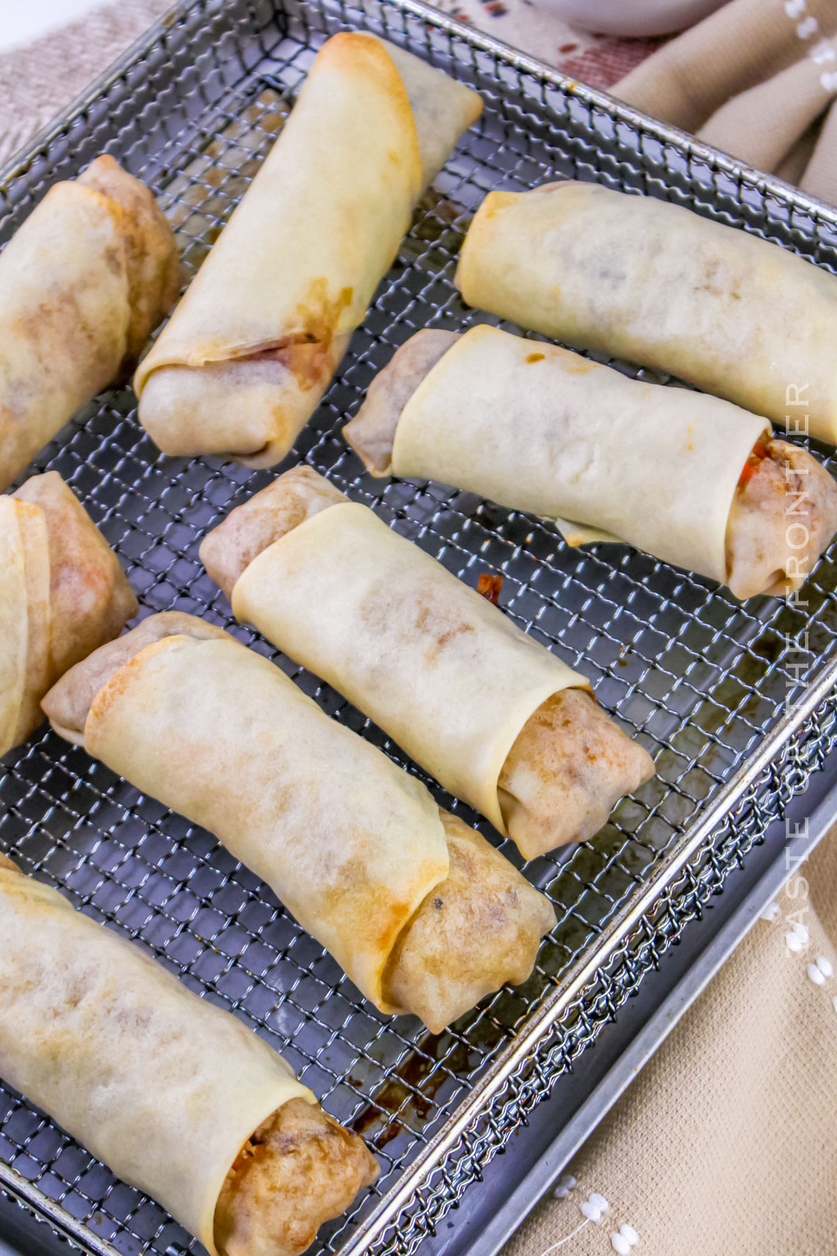 how to make spring rolls in the air fryer