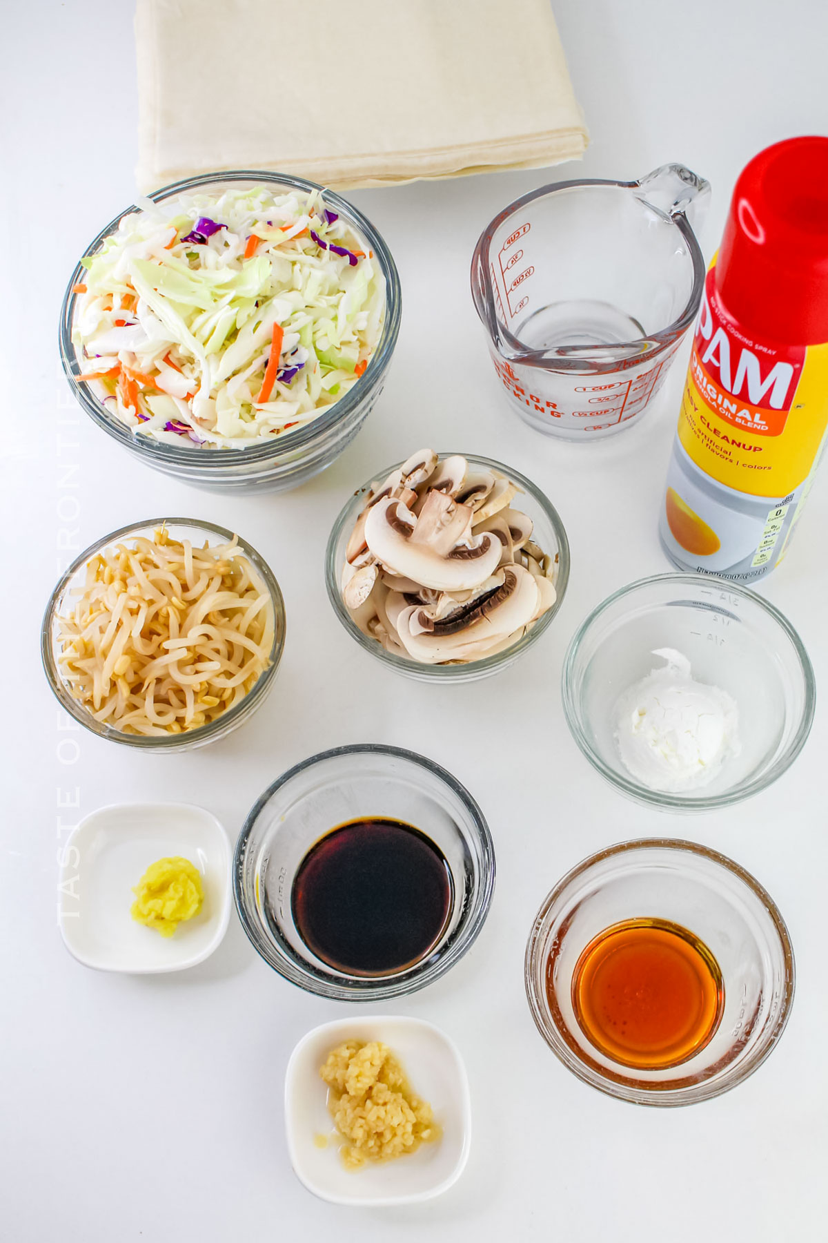 Air Fryer Spring Roll ingredients