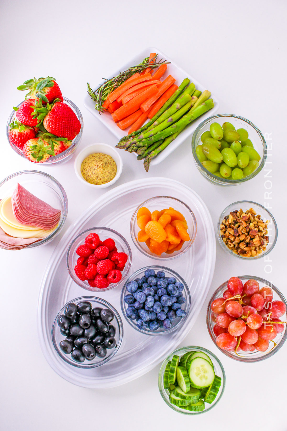 Easter Charcuterie Board ingredients