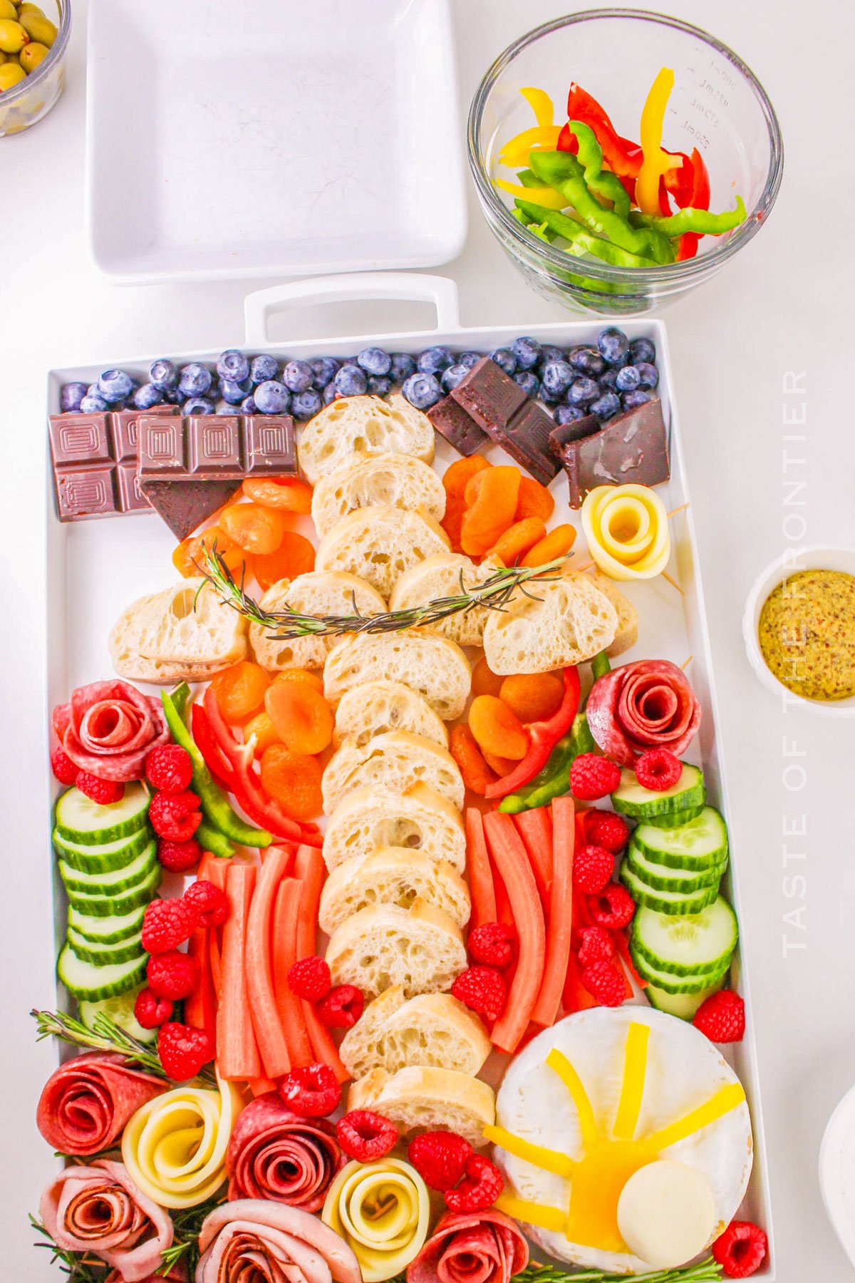 easter snack board