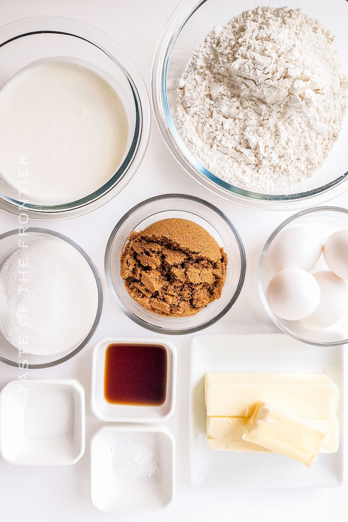 Brown Butter Pound Cake ingredients