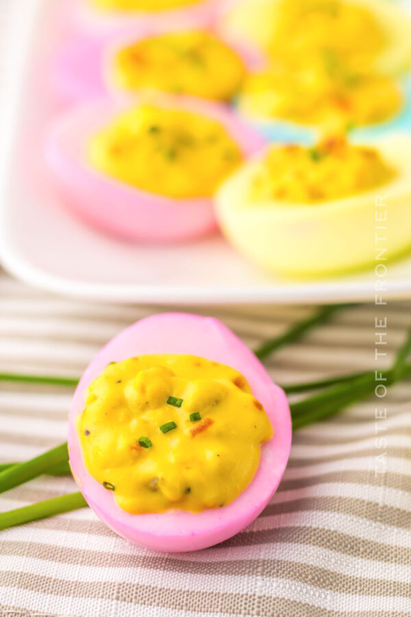 Colored Deviled Eggs