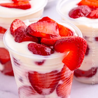 Crema con Fresas