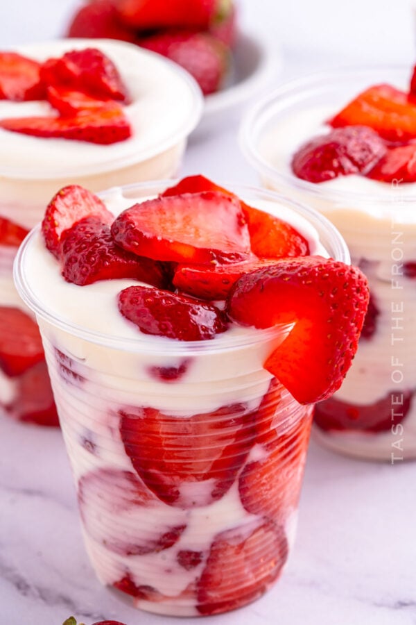 Crema con Fresas