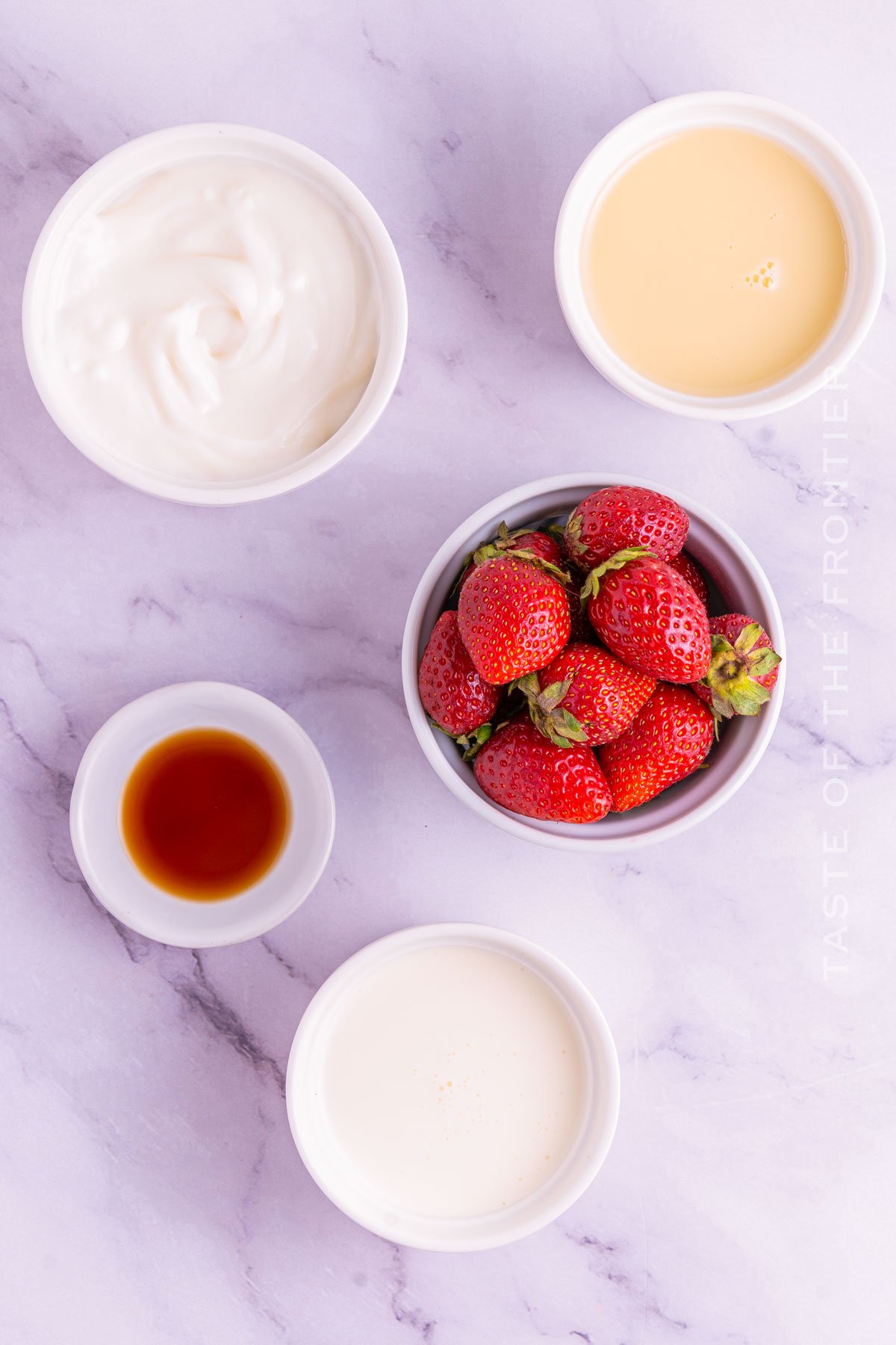 Crema con Fresas ingredients