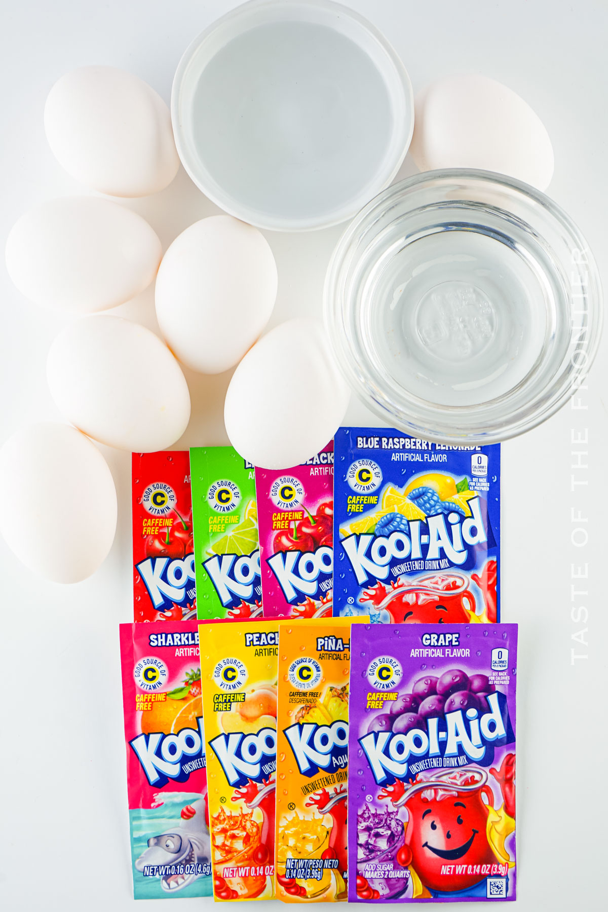 Kool-Aid Dyed Egg ingredients