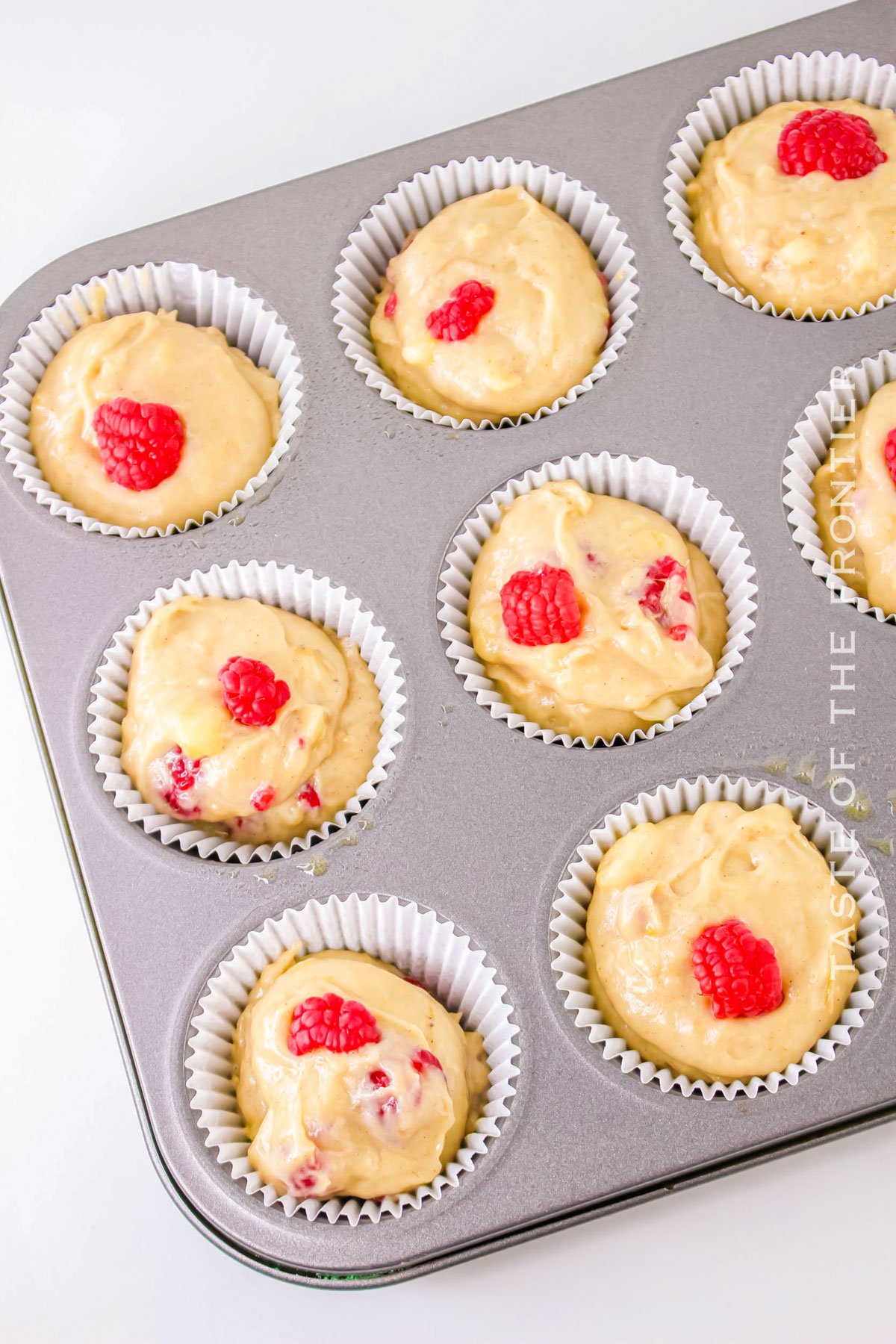 how to make Banana Raspberry Muffins