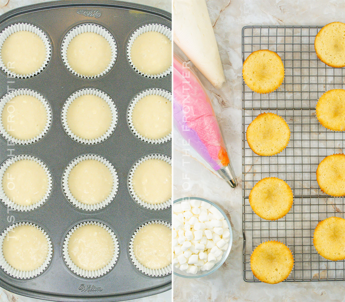 how to make Rainbow Cupcakes