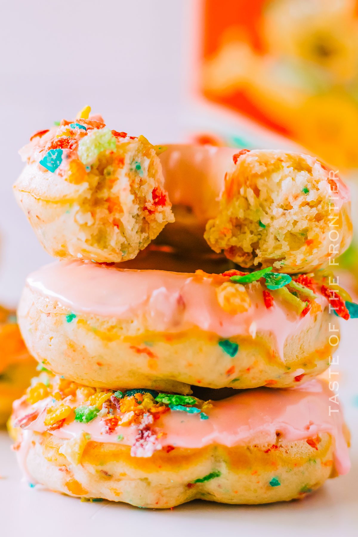 Fruity Pebble Donuts