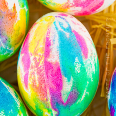 Tie Dyed Easter Eggs