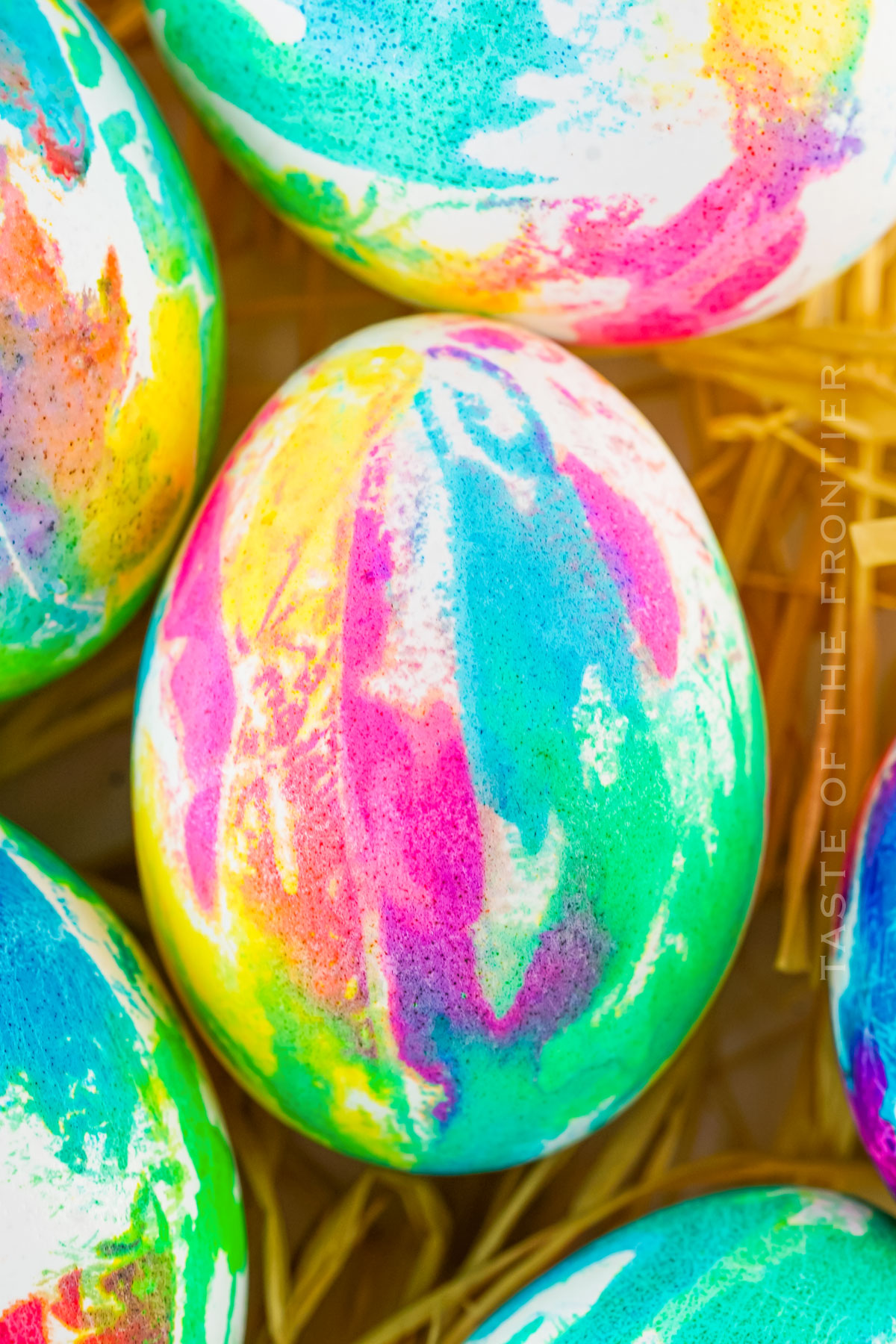 Tie Dyed Easter Eggs