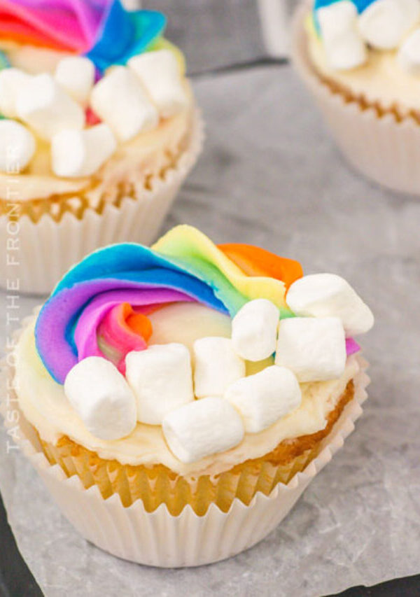 Rainbow Cupcakes
