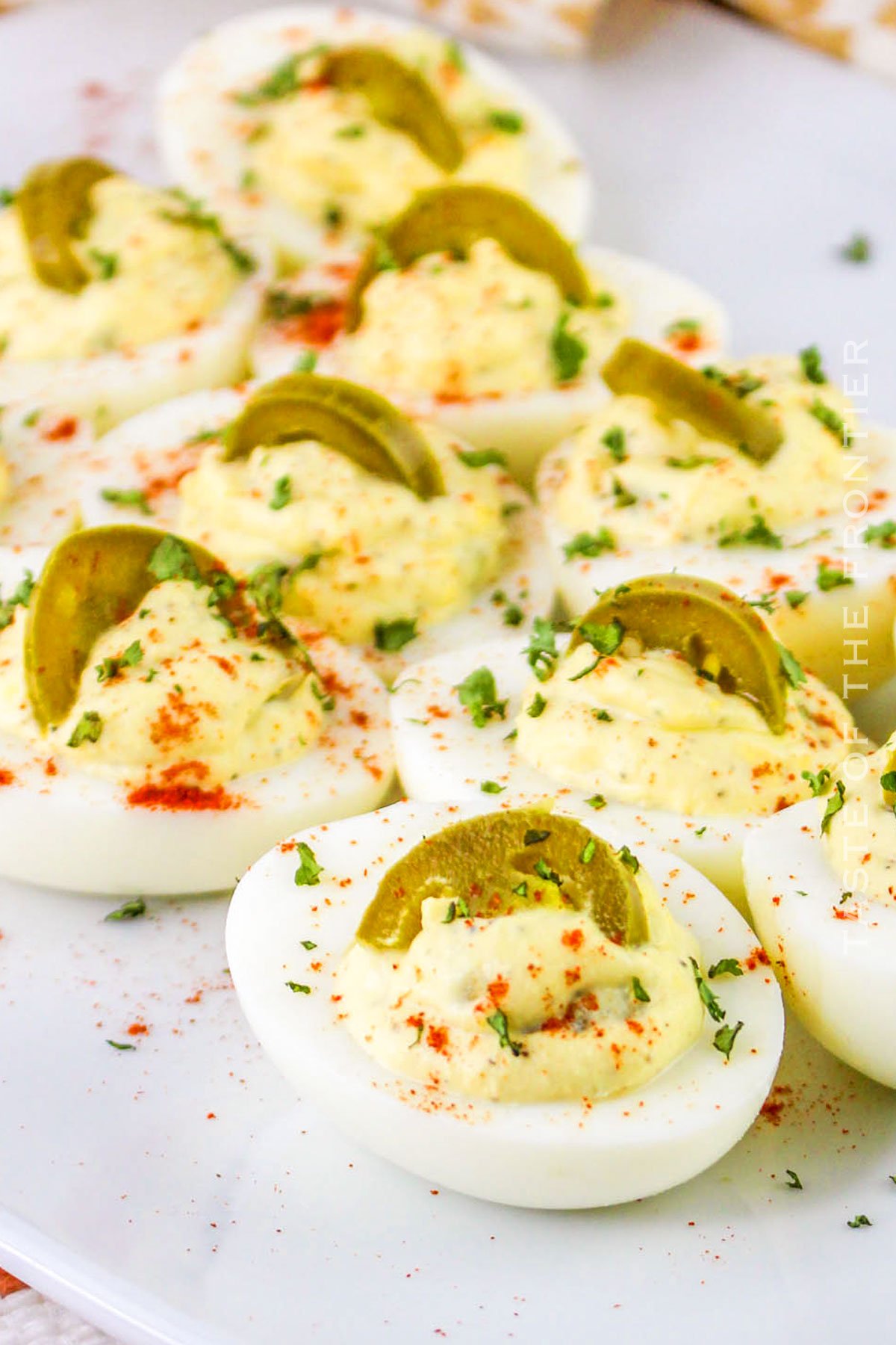 Jalapeno Deviled Eggs