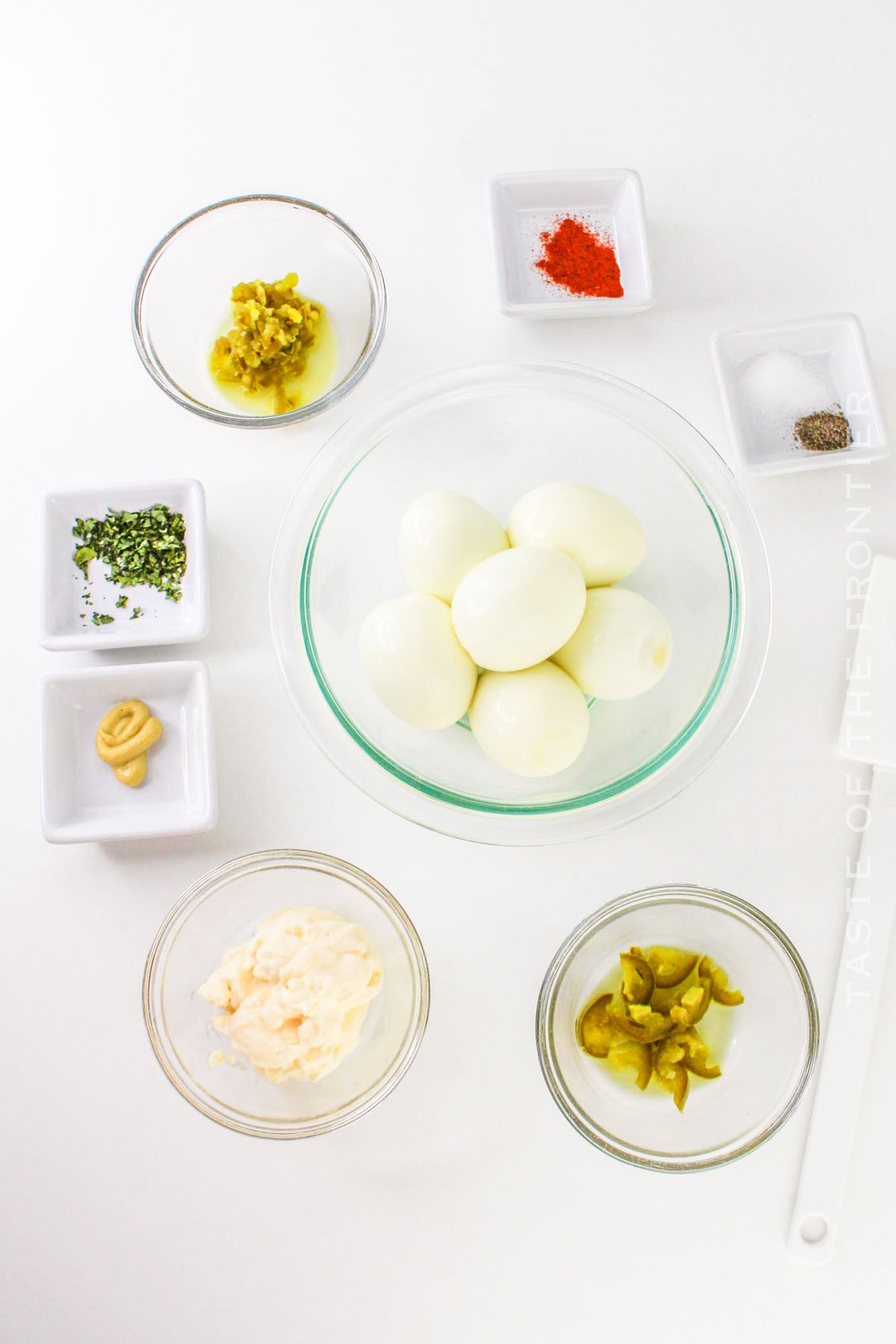 Jalapeno Deviled Egg ingredients