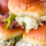 Philly Cheesesteak Sliders