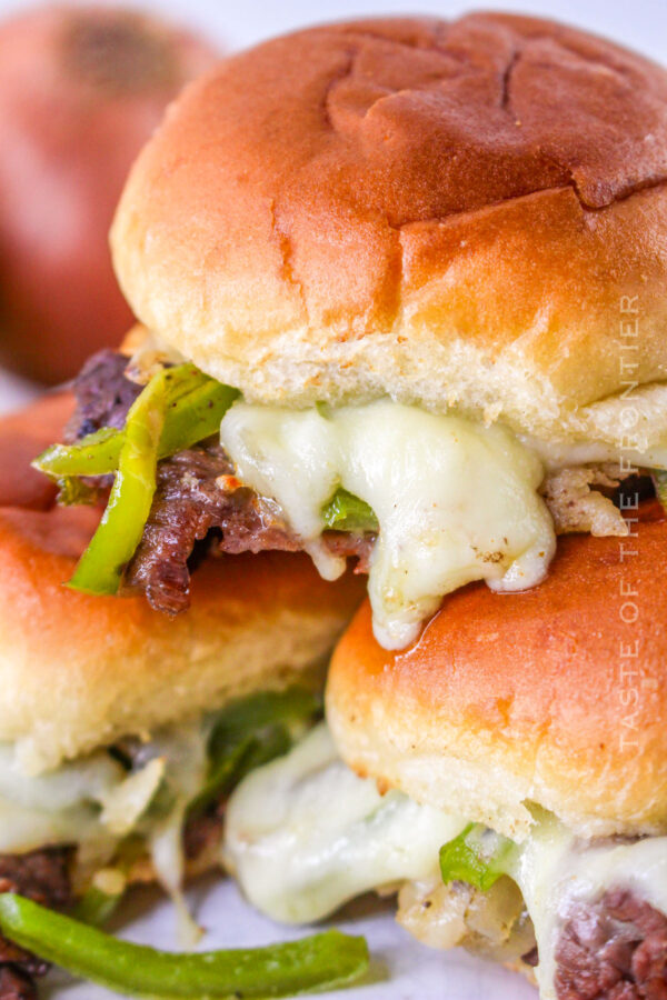 Philly Cheesesteak Sliders