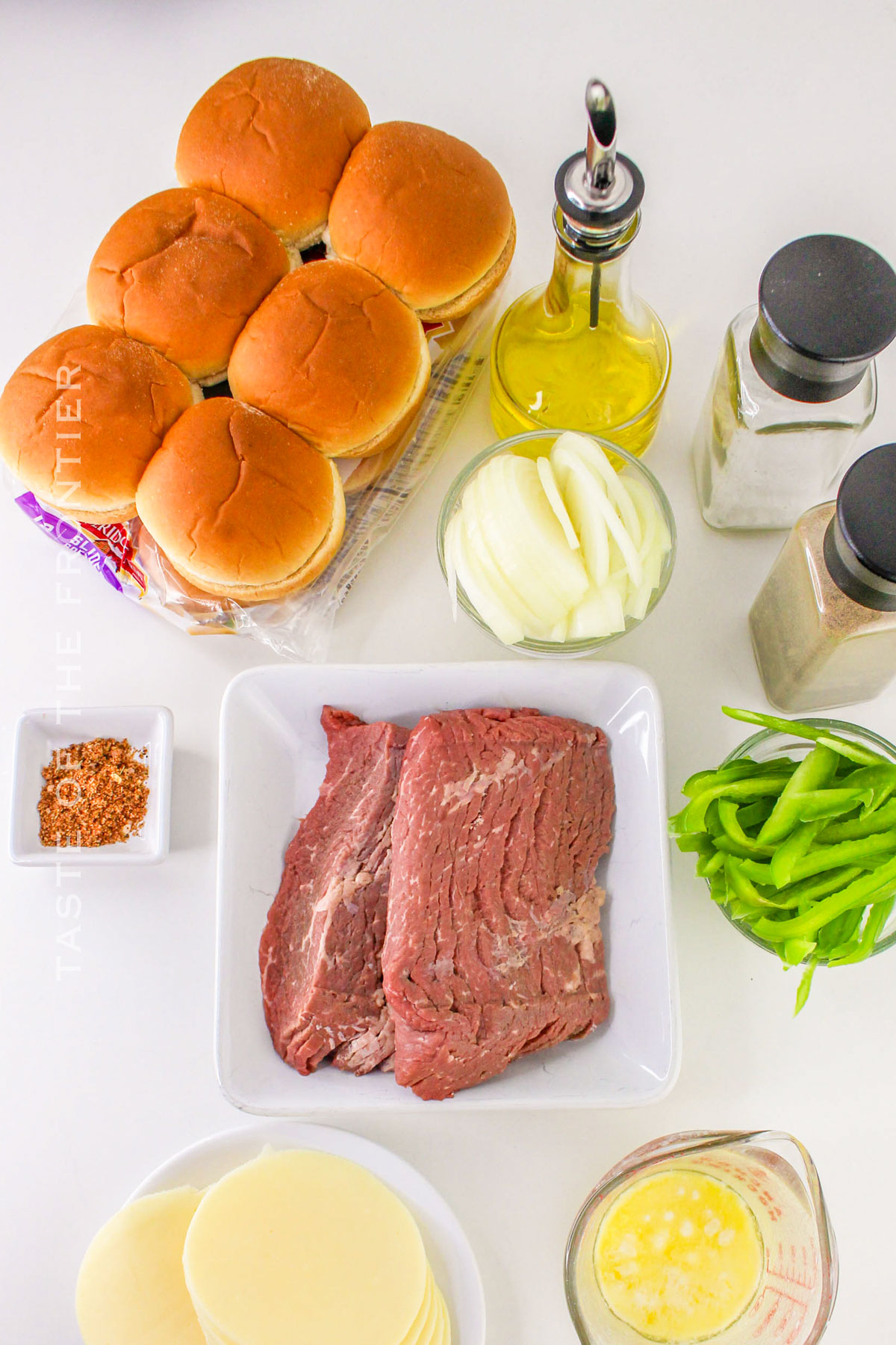 Philly Cheesesteak Slider ingredients