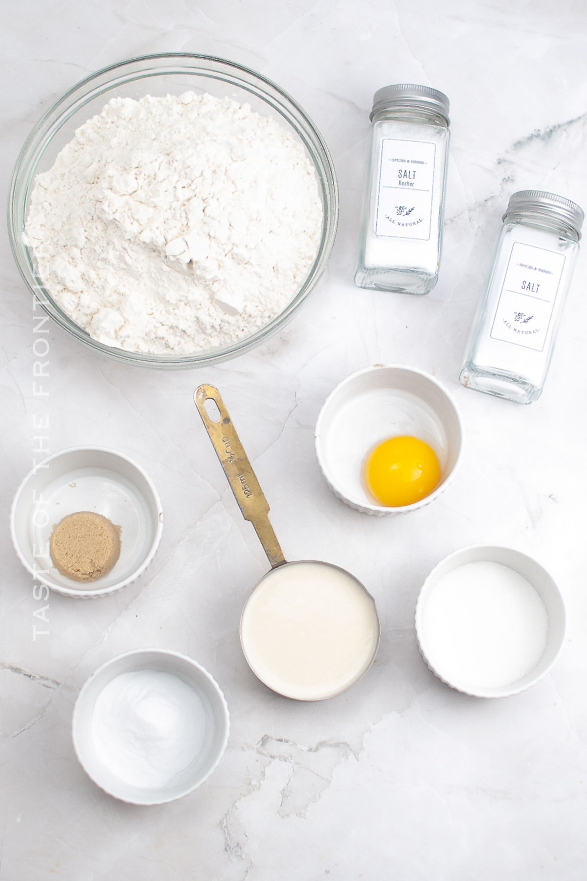 Sourdough Pretzel ingredients